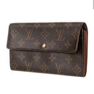 Louis Vuitton Leather Continental Wallet